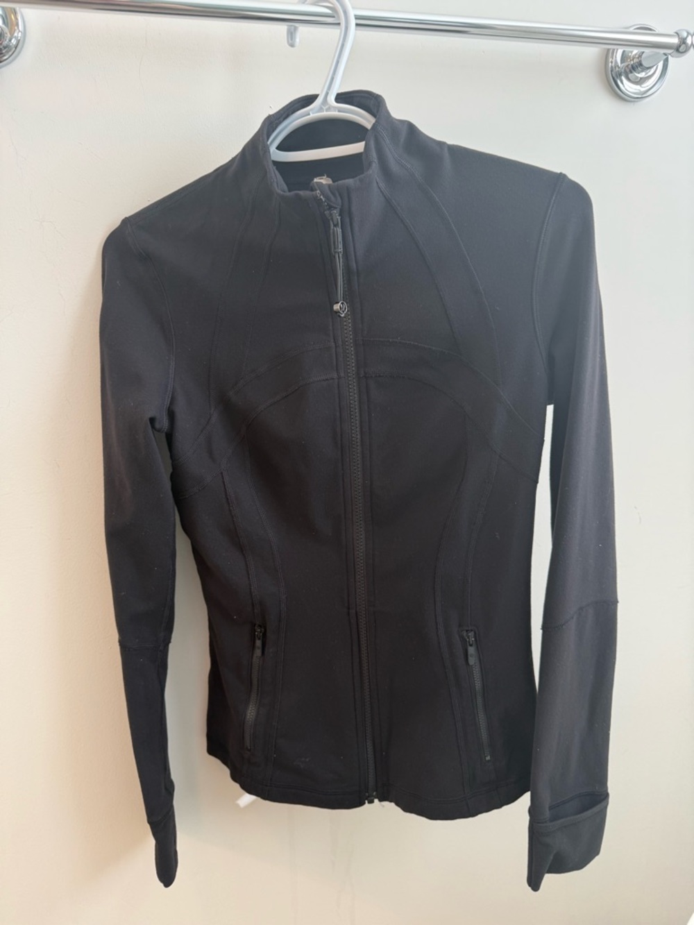 lululemon athletica Black Zip-Up Athletic Jacket